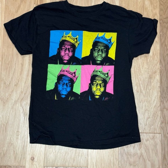 Vintage Other - Vintage Black Notorious BIG Pop Art Colorful Graphic T-Shirt